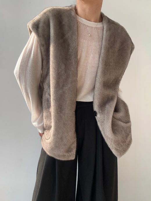 LCM｜Midnight patrol VEST [ 仿皮草 ] 【定制尺码加收10%定制费】 商品图6