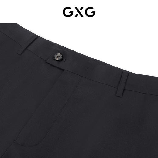 GXG男装黑色全羊毛基础休闲商务套西西裤 热卖休闲裤 商品图3