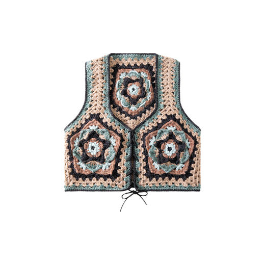 苏苏姐家椿野马甲手工DIY钩针衣服羊毛线外套上衣毛线材料包 商品图4