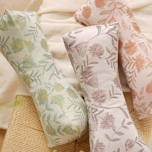 漫山系列三角颈枕荞麦壳枕头成人单人睡眠护颈椎睡觉专用纯棉高端 商品图1