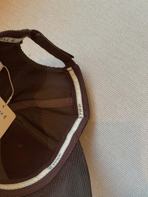 外贸原单正品之禾2024新款灯芯绒鸭舌帽，均码男女同款。 商品图6