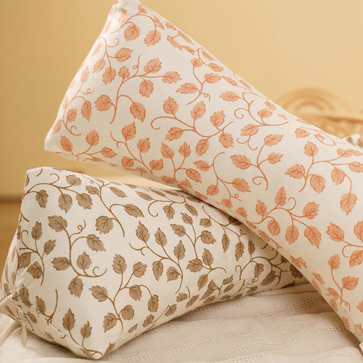 藤蔓系列三角颈椎枕荞麦壳枕头成人单人睡眠护颈椎睡觉专用纯棉高端 商品图1