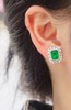 3.8ct刻面祖母绿耳钉 商品缩略图3