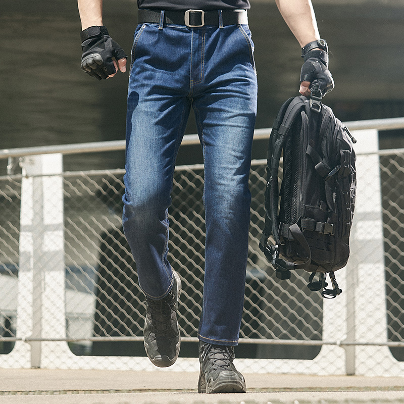 三代龙牙隐冰cordura战术通勤修身牛仔裤