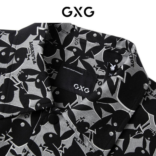 GXG男装潮流提花夹克外套 春季热卖夹克 商品图3