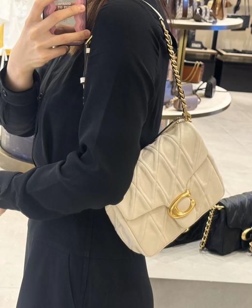 c-oach蔻驰 女士times菱格纹绗缝tabby（CB） 商品图5