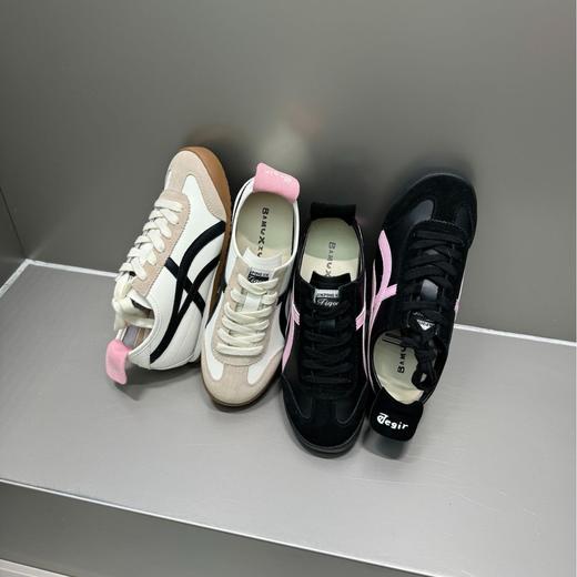 复古真皮内增高德训鞋女款！2025春季新款美式拼色百搭运动阿甘休闲鞋！ 商品图5