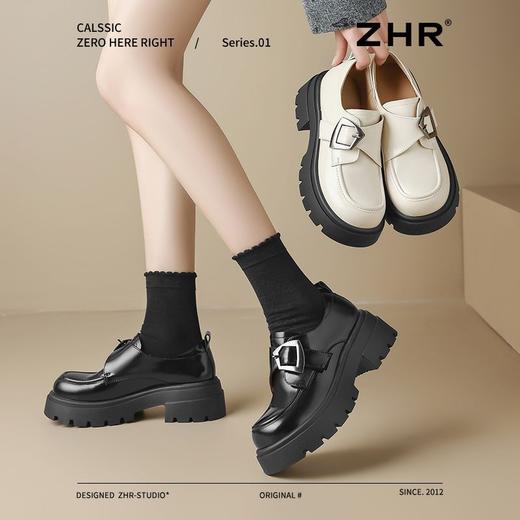 ZHR则则学院风乐福鞋女2025新款春季爆款超软皮鞋轻便英伦单鞋女 商品图6
