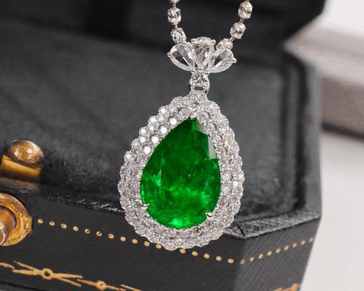 3.07ct刻面祖母绿吊坠 商品图1