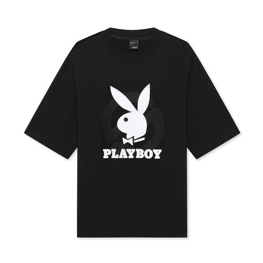 GXG男装黑色休闲短袖T恤 春季热卖T恤 商品图4