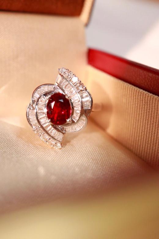 1.05ct刻面红宝石戒指 商品图2