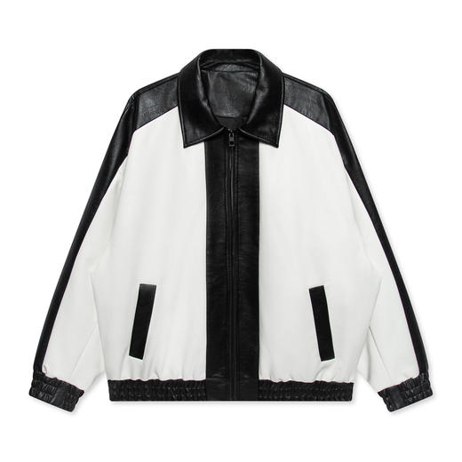 GXG男装黑白撞色夹克外套 春季热卖夹克 商品图4