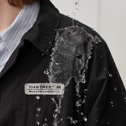 714street山系户外轻薄教练夹克男2025春季新款防水放风宽松外套 商品图3