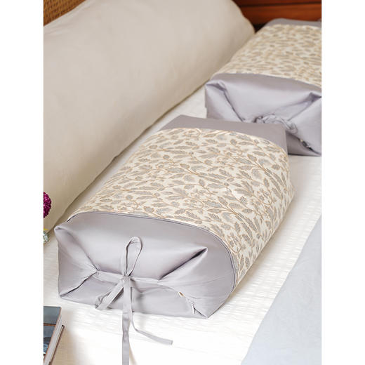 秋韵橡叶系列调节枕荞麦壳枕头护颈椎助睡眠成人不塌陷 商品图5