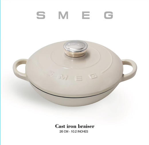 【多功能珐琅锅】原单出口SM*G铸铁锅珐琅锅26cm 加厚搪瓷不粘锅炒菜炖煮焖烧锅海鲜煲 电磁炉燃气通用汤锅 商品图9