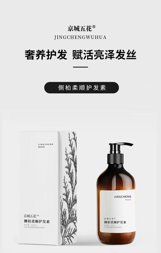 【侧柏柔顺护发素】奢养护发 赋活亮泽发丝 商品图2