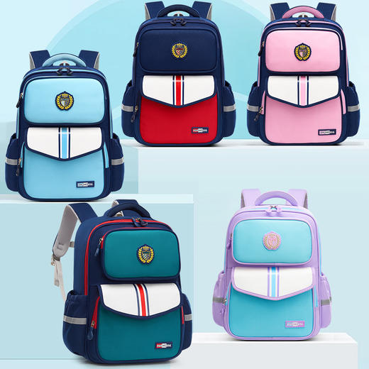 新款儿童护脊书包男小学生大容量双肩背包女孩减负1-6年级💕 商品图1