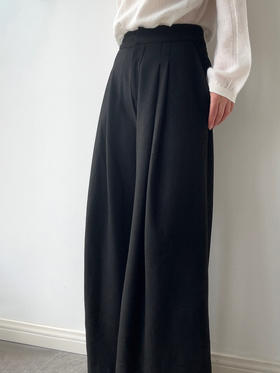 LCM｜Midnight patrol wide Pants [阔腿裤 黑 ]