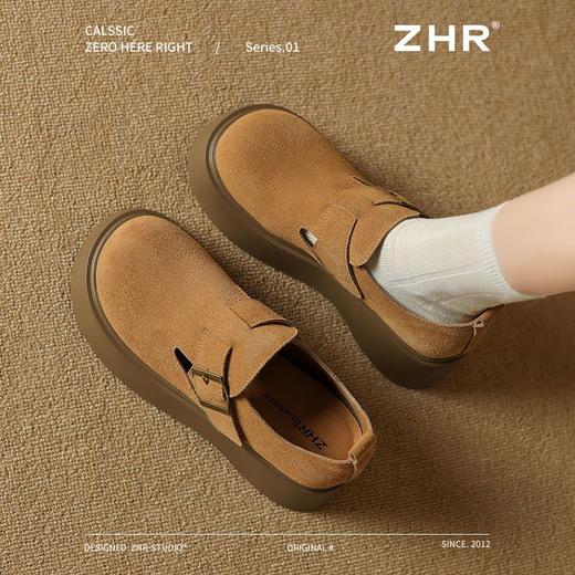 ZHR则则复古勃肯鞋女2025春季新款厚底增高休闲鞋女百搭全包 商品图1