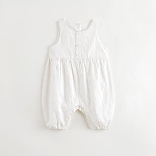 【A类】马克珍妮女宝宝透气花苞背带裤 婴儿连体衣春装新款250257 商品图1