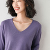 79元到手两件 拍两件发货【轻梵 卷边圆领V领针织衫】早秋新款卷边圆V领 宽松洋气针织衫 减龄显瘦打底衫 商品缩略图10