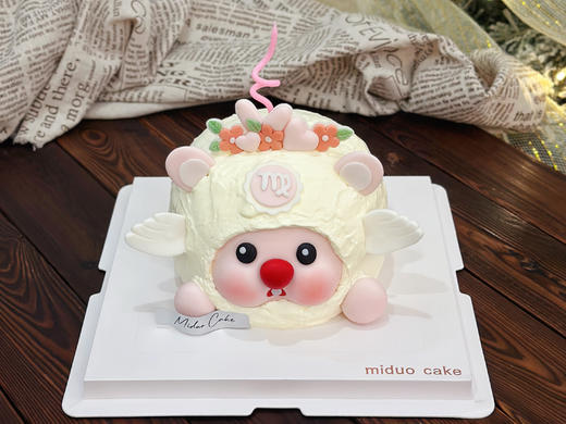 立体蛋糕 处女座Loopy 小海狸 星座 男生女生蛋糕 商品图2