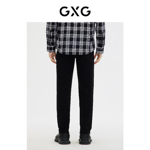 GXG男装  休闲直筒裤宽松黑色西裤潮长裤 春季热卖爆款休闲裤 商品图3