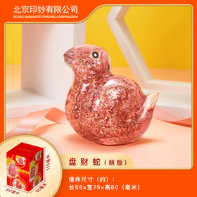 【北京印钞】盘财蛇—十二生肖系列2025年钞艺摆件