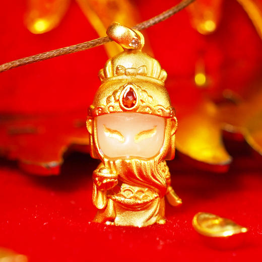 小佛佑关公项链 商品图5