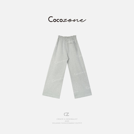 COCO ZONE 2025春季美式设计感松紧腰休闲裤CD2A0030 商品图3