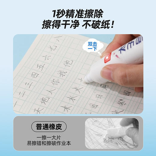 猫太子火箭电动橡皮擦小学生专用自动橡皮创意卡通可爱儿童干净无屑不留痕学生象像皮安全一年级学习文具用品 商品图3