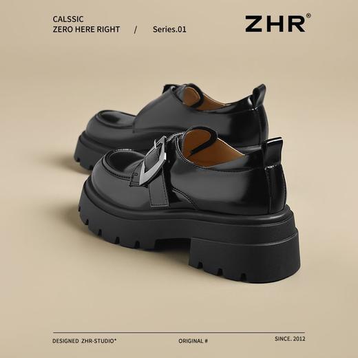 ZHR则则学院风乐福鞋女2025新款春季爆款超软皮鞋轻便英伦单鞋女 商品图5