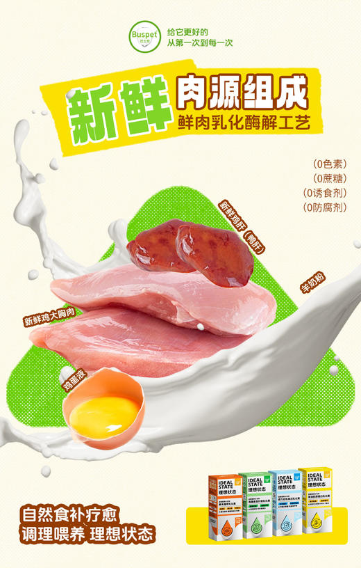 巴士宠 理想状态功能乳化膏15g*18支盒装 营养膏 鲜肉配方 0添加 线下渠道专供 控价好 不卖包退！ 商品图1