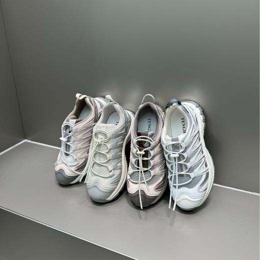 厚底爆款户外登山运动鞋女款！2025春季新款复古透气轻便抽绳休闲跑鞋！ 商品图3