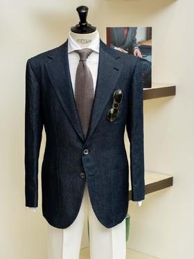 Sartoria Pirozzi Denim Linen Jacket