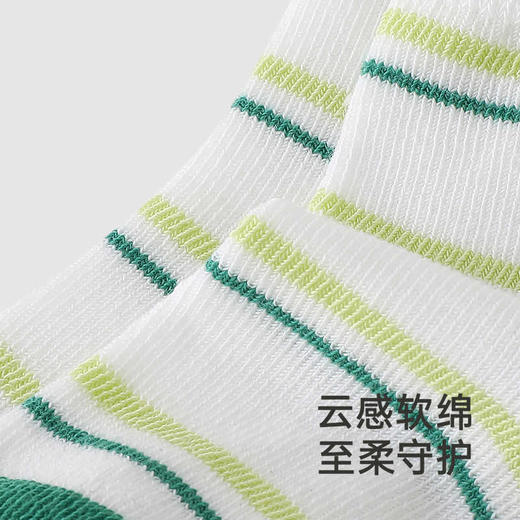 英氏儿童袜子透气男童四季袜7A抗菌女童短袜两双装YIWCJ0R040A 商品图2