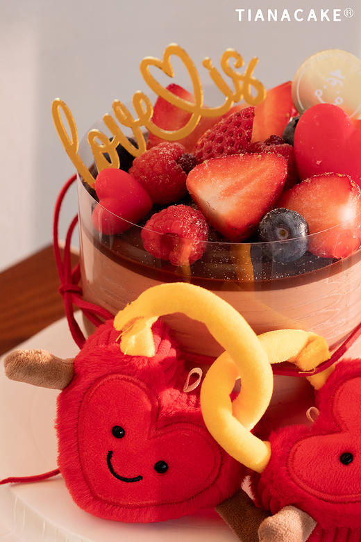 ❤️心锁蜜语♥️（4寸草莓巧克力） 商品图2