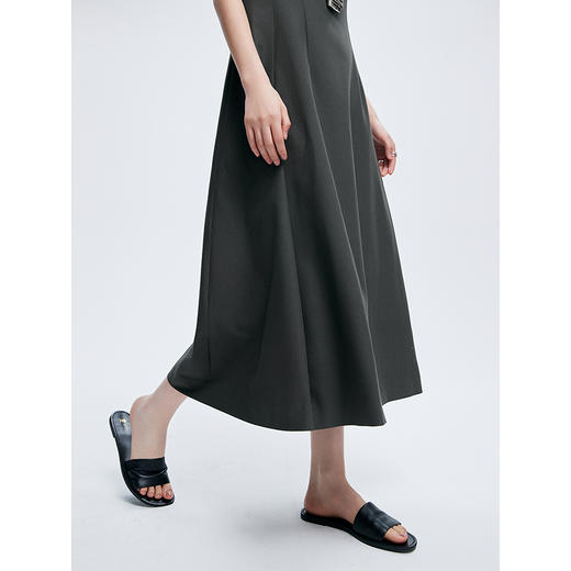 棉仓362616009-初棉无袖A字气质连衣裙 商品图3