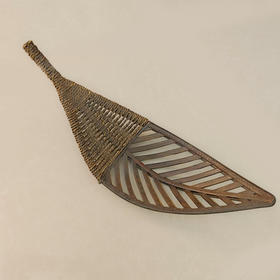 泰式树叶型竹盘