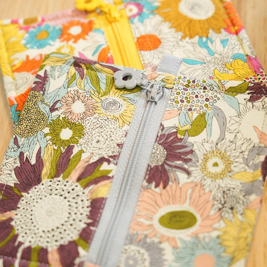 向日葵系列卡包数据线包蓝牙耳机包小包布艺拉链迷你U盘U盾保护便携 商品图3