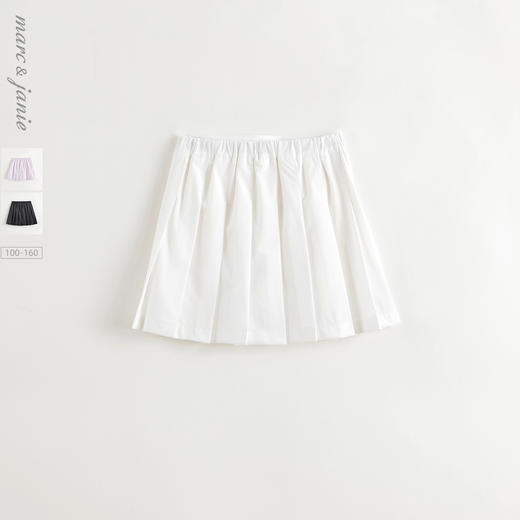 马克珍妮女童元气运动网球裙 儿童百褶裙裤2025年春夏新款250185 商品图0
