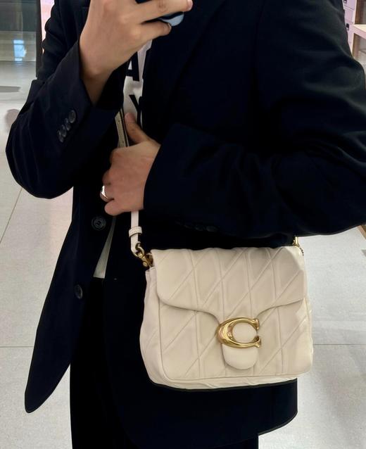 c-oach蔻驰 女士times菱格纹绗缝tabby（CB） 商品图9