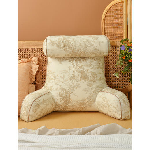 欧式风景画系列颈枕腰靠床头靠垫软包靠背榻榻米沙发飘窗腰靠枕卧室高级感可拆洗 商品图0