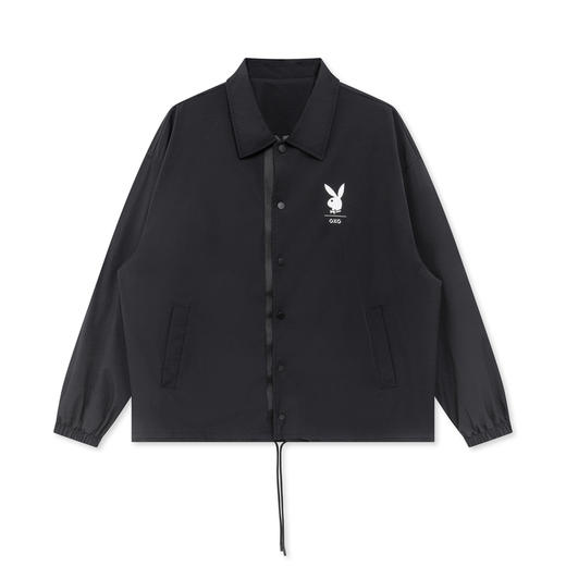 GXG男装  黑色翻领教练夹克 春季热卖夹克外套 商品图4