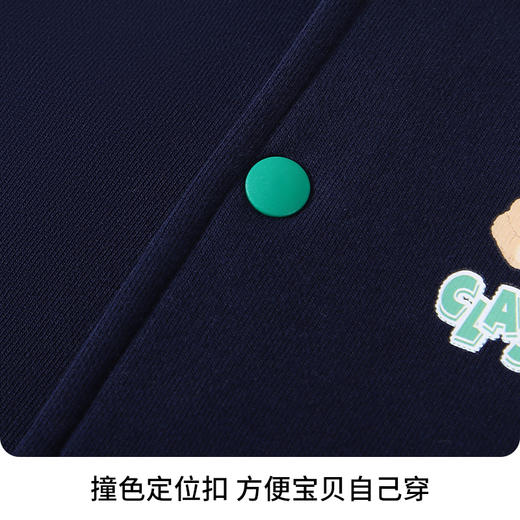 【男女同款】【90-140】【精典泰迪】男女童春秋棒球服外套 商品图11