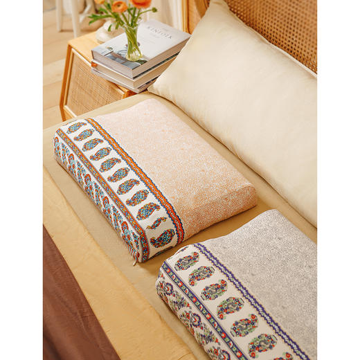 莫代尔系列曲线枕荞麦壳枕头护颈椎助睡眠成人不塌陷 商品图0