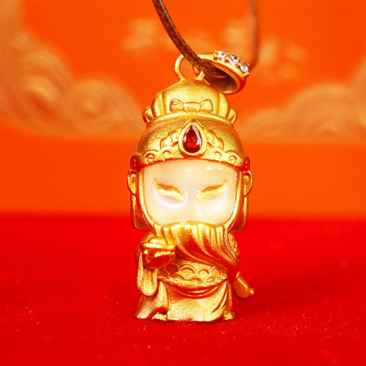 小佛佑关公项链 商品图3