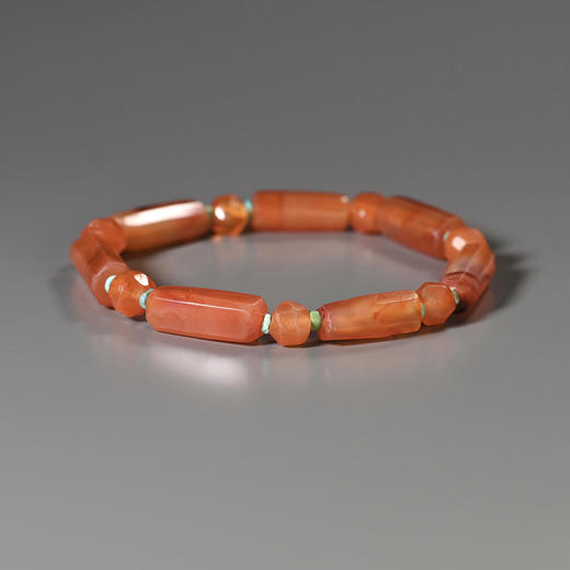 西亚高古红玛瑙+绿松石手串 商品图5