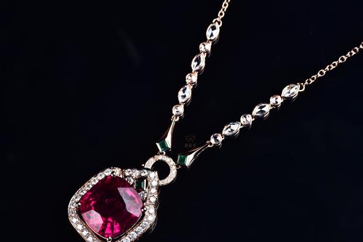 【丹心向阳】卢比莱碧玺镶钻项链CB12408038 商品图3