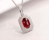 1.1ct刻面红宝石吊坠 商品缩略图2